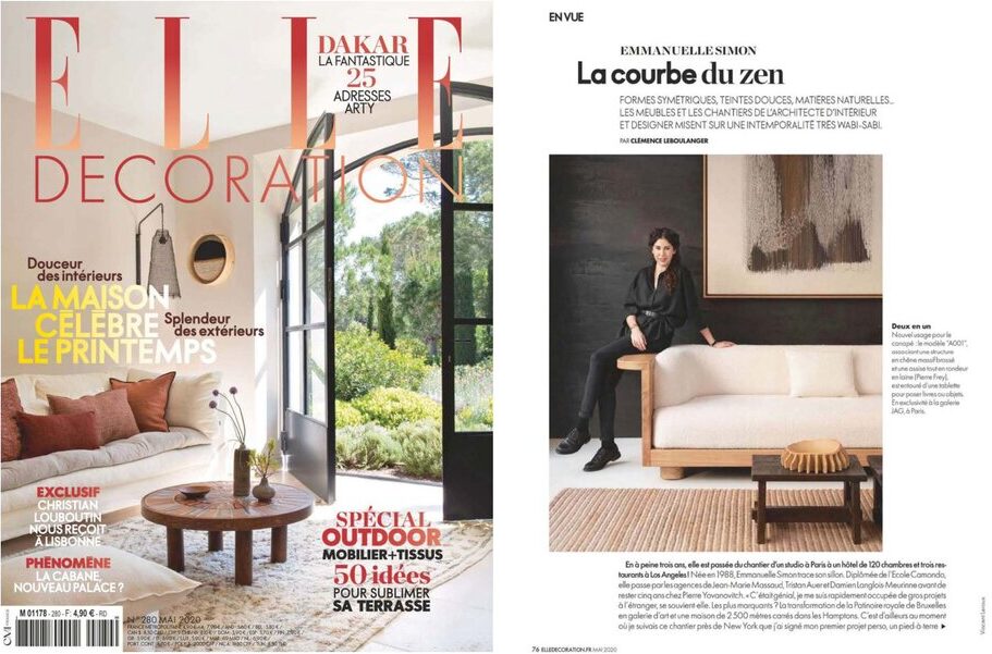ELLE DECORATION - FRANCE - 2020 - (3.p)