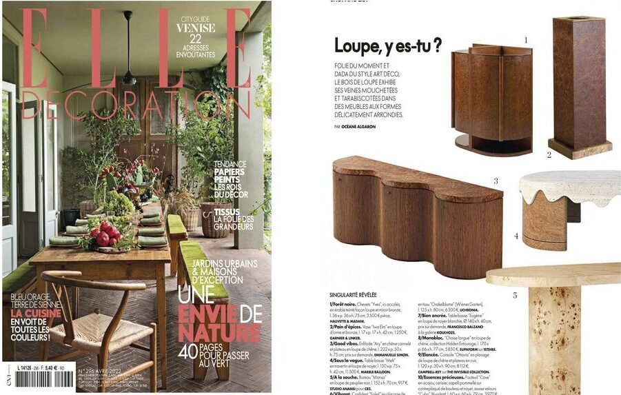 ELLE DECORATION - FRANCE- 2022